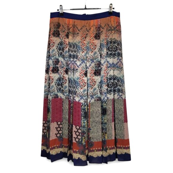 G. Label by GOOP Patchwork Cat Pleated Skirt - Picture 15 of 15